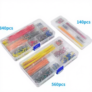 Kit de fils de connexion flexibles sans soudure pour breadboard, 140, 560 ou 840 pièces - Product Image 1