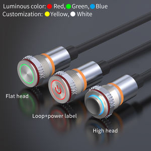 สวิตช์ปุ่มกดโลหะกันน้ำ LANBOO พร้อมเปลือกสแตนเลสชุบอะลูมิเนียมอโนไดซ์และไทเทเนียม - Product Image 3