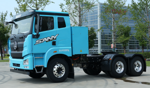 รถบรรทุกแทรกเตอร์ดีเซล Sany 8x4 รับน้ำหนักได้มากกว่า 50 ตัน เกียร์อัตโนมัติ 450 แรงม้า ยูโร 5 พวงมาลัยซ้าย ใหม่ สำหรับงานขนส่งในเหมือง - Product Image 6
