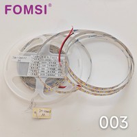 Bande LED FOMSI DC 12V 10W Smd2835 120leds/m 8mm Haute Densité Adhésif Arrière Découpable Bande LED Blanche Flexible Bande Lumineuse LED
