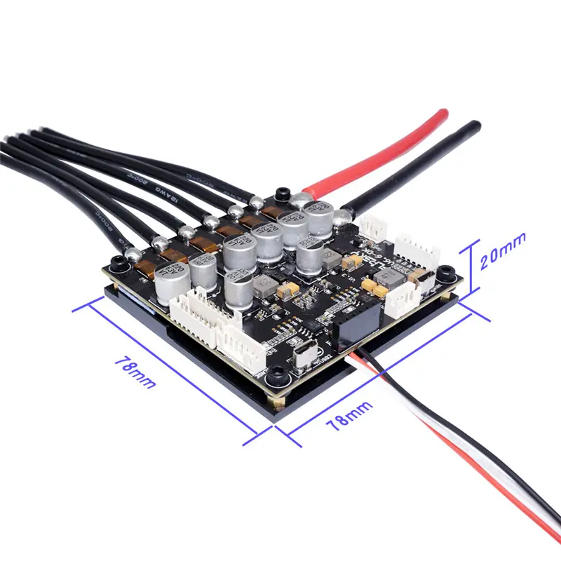 200A Dual FSESC 6.6 mit Anti-Spark Switch Skateboard BLDC Motor Controller Electric Longboard ESC