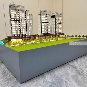 Maquette architecturale professionnelle à l'échelle, éclairage LED personnalisé, maquette d'urbanisme, création de maquettes 3D pour l'immobilier - Product Image 4