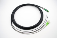 Kabel Optik OEM Outdoor CPRI Ftta Jumper Gyfjh Single Mode LSZH 1m LC ke FC Jumper untuk Perakitan Jaringan Ftth4g