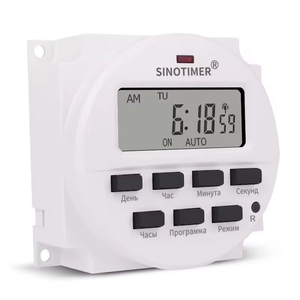1 detik Interval 5V 12V 110V 220V suplai daya 7 hari mingguan dapat diprogram Digital elektronik sakelar pengatur waktu harian - Product Image 6