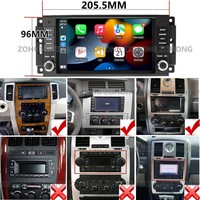 Pantalla Carplay para Jeep Wrangler Unlimited JK Compass Grand Cherokee, Reproductor Multimedia Android Auto, Radio de Coche, Estéreo, Navegación