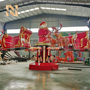 Nova Rides, Equipo de Parque de Atracciones al Aire Libre con Temática de Santa Claus, en Venta, 16 Asientos, Atracción de Avión de Control Remoto para Navidad - Product Image 2