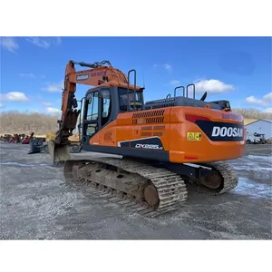 Populer Doosan DX 225 ekskavator tangan kedua Doosan 210 225 ekskavator perayap harga murah untuk dijual