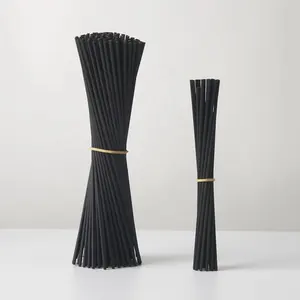 Zwarte Polyester Fiber Bar Diffuser Fabriek Directe Verkoop Fiber Stick Reed Diffuser
