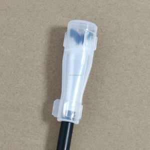 Esponjoso con logotipo personalizado, 1 Uds., champú para pestañas, sombra de ojos curvada, cepillo para extensión de pestañas, limpieza, eliminación de maquillaje suave, herramientas de baño - Product Image 5