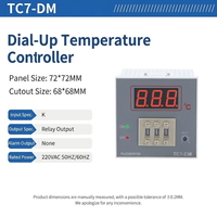 Thermostat numérique TUOBANG TC7-D/TC7-R à cadran rotatif, contrôleur de température industriel OEM/ODM pour extrudeuse
