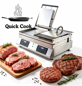 Piastra Elettrica Professionale Antiaderente 7000W per Bistecche, Griglia per Panini e Cotolette di Maiale, Macchina per Sandwich - Product Image 1