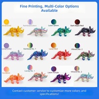 Figurine de dinosaure articulée Triceratops imprimée en 3D en PLA écologique, modèle 2026, best-seller, ornement de bureau créatif, cadeau