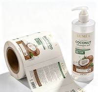 Étiquettes personnalisées résistantes à l'eau et à la chaleur, conçues sur mesure, pour bouteilles de cosmétiques et de shampoing, fabriquées en usine depuis 15 ans, durables et résistantes à l'huile.