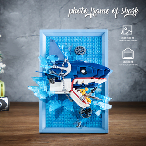 DK DIY - Juego <span class=keywords><strong>de</strong></span> Bloques <span class=keywords><strong>de</strong></span> Construcción para Colgar en la Pared, León, Animales, Flores, Marco <span class=keywords><strong>de</strong></span> <span class=keywords><strong>Fotos</strong></span>, <span class=keywords><strong>Juguetes</strong></span> para Niños, Bloques <span class=keywords><strong>de</strong></span> Construcción <span class=keywords><strong>de</strong></span> Partículas Pequeñas - Product Image 3