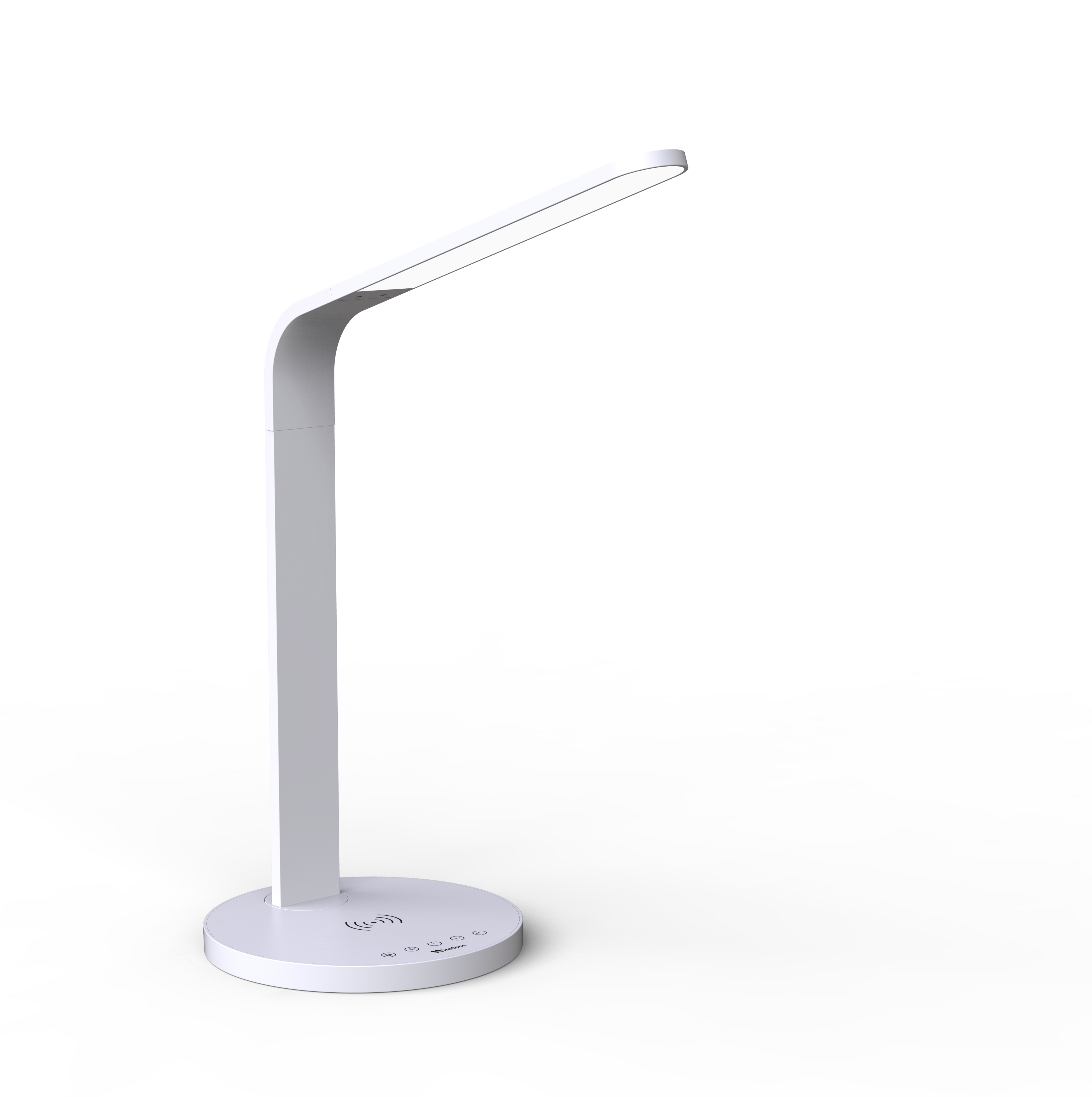 Светодиодная настольная лампа с беспроводным зарядным устройством, 10 Вт, сертификат Qi
