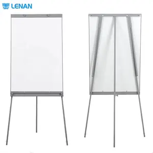 Draagbare Opvouwbare Magnetische White Board Flipchart Schildersezel Hoogte Verstelbare Mobiele Statief Flip Grafiek Schildersezel Met Stand