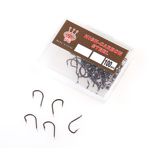 Dây câu cá siêu bền, bán chạy, size <span class=keywords><strong>2</strong></span> # ~6 # , 8 #   Móc câu thép carbon cao có ngạnh - Product Image 1