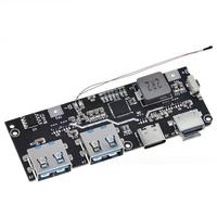QC4.0 QC3.0 LED double USB 5V 4.5A 22.5W Micro type-c banque d'alimentation Mobile 18650 Module de charge carte de Protection de Circuit de température