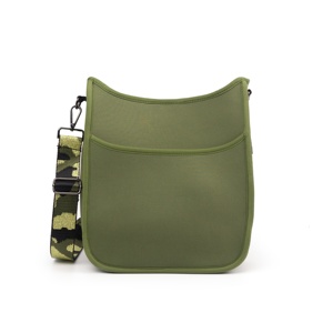 Summer New Fashion Ladies' Neoprene Luxury Small Messenger Bag Open Closure Ladies' Crossbody Shoulder Bag 3pcs quantité minimale de commande - Product Image 4