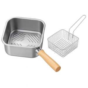 Hot Selling Portable Outdoor Cookware Set With Square Frying Pan and <b>Steamer</b> for Multifunctional Cooking Needs - Product Image 1