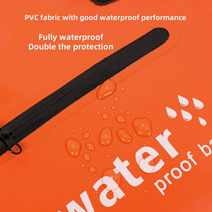 Bolso de almacenamiento en seco de PVC ligero impermeable para actividades al aire libre, para acampar, playa, natación y resistente al agua para excursiones - Product Image 4