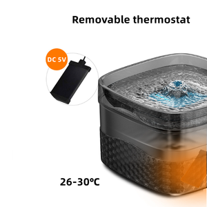 All'ingrosso 9L grande fontana automatica muta acqua Pet cane abbeveratoio per due cani - Product Image 5