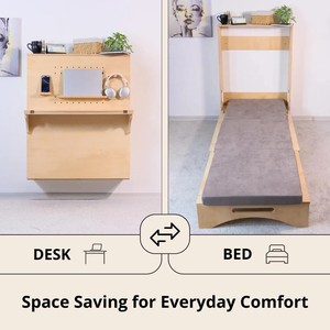 <span class=keywords><strong>Lit</strong></span> Murphy <span class=keywords><strong>mural</strong></span> avec bureau intégré, <span class=keywords><strong>lit</strong></span> simple pliable pour petits appartements, salon, OEM - Product Image 2
