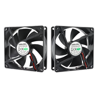 Ventilateur axial CC sans balais CoolCox 9225 (92x92x25mm) 5V/12V/24V, idéal pour le refroidissement des processeurs et des lave-linges/séchoirs, compatible OEM et ODM