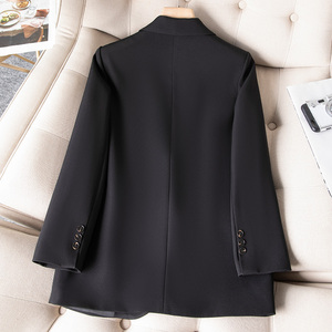 Jaket blazer wanita lengan panjang, jaket kerja <span class=keywords><strong>Formal</strong></span> wanita komuter satu kancing, lengan panjang baru musim semi 2024 dengan blus ramping - Product Image 6