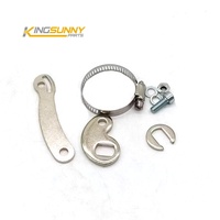 Kit de bras de couple M16 pour vélo électrique, ensemble de 7 pièces pour moteur de moyeu de vélo électrique, kit de conversion, accessoires de vélo électrique en acier haute résistance