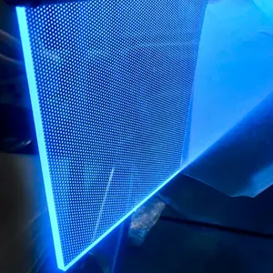 Panel panduan cahaya LGP akrilik lembar reflektif Diffuser PC untuk desain lampu langit-langit