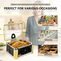 Chauffage double fonction humide/sec YT Max 110 ℃   Chauffe-Plats Électrique Intelligent en Acier Inoxydable pour Mariages et Buffets avec Contrôle Numérique