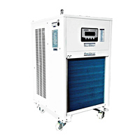 Refroidisseur d'huile industriel haute précision 2500W 1HP avec pompe sans réservoir pour refroidissement de broches CNC, stations hydrauliques, boîtes de vitesses, EDM 220V