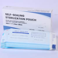 Nouvelle arrivée sac de pochette de stérilisation auto-scellant médical jetable pour outil d'ongle dentaire