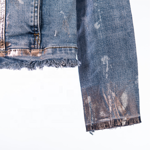2023 New Arrivals Women Denim Jean <strong>Jacket</strong> Manufacturer Wholesale Price <strong>Plus</strong> <strong>Size</strong> Women's Denim <strong>Jackets</strong> - Product Image 6