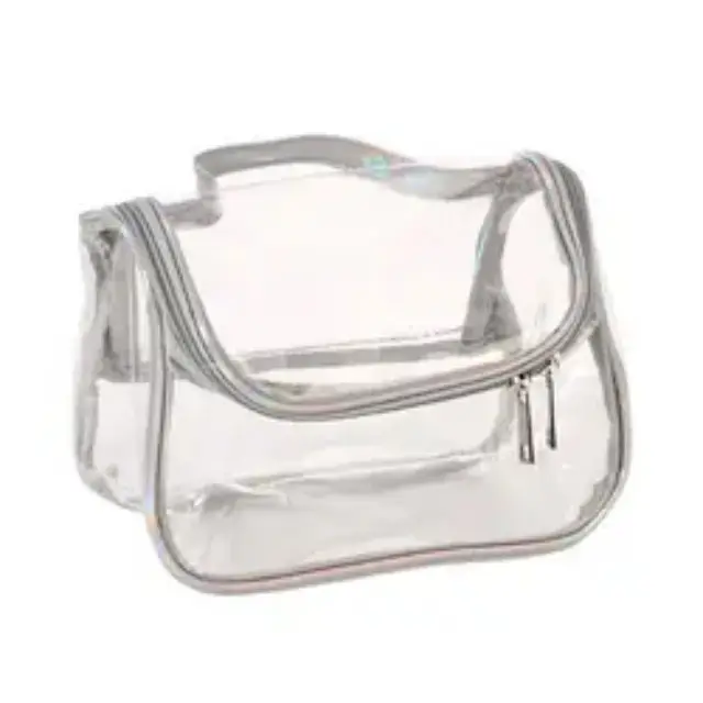 Creative Laser Cinderella Cosmetic Bag Toiletry Travel Bag Laser Pvc Transparent Travel Makeup Bag