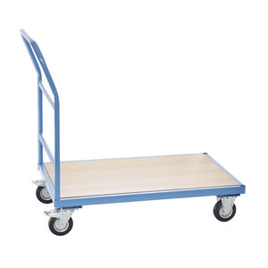 Supermarket Use Warehouse Steel Quick Transportation <strong>Trolley</strong> Metal 300kgs Platform <strong>Flat</strong> <strong>Trolley</strong> - Product Image 4