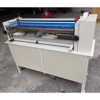 Máquina de Encolado por Fusión en Caliente de un Solo Lado, Rodillo de Pegamento de Fusión en Caliente, Máquina de Recubrimiento para Encolar Papel Tapiz