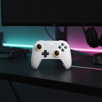 Manette de jeu sans fil 8BitDo Ultimate 2 avec moteur de vibration pour jeux Windows/Android, joysticks TMR, effet Hall commutable