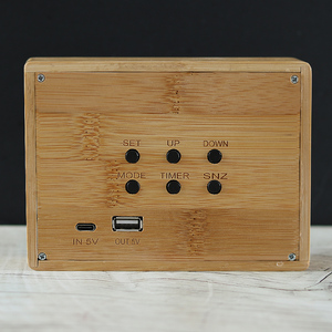 Orologio Digitale da Tavolo con Display LED, Controllo Vocale, Radio e Sveglia Wireless per Ufficio - Product Image 2