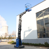 Chariot élévateur électrique en acier type Berui AMWP13 7100 avec structure de mât vertical et flèche pour les travaux sur site en entrepôt