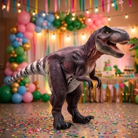 Costume de dinosaure T-Rex réaliste pour adulte, avec jambes cachées, animatronique, sonore, pour spectacle en parc à thème