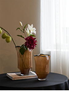 Elegante Vaso in Vetro Minimalista, Centrotavola per Soggiorno, Idroponico, Ecologico, Durevole, Decorazione di Lusso per Matrimoni e Diwali - Product Image 1