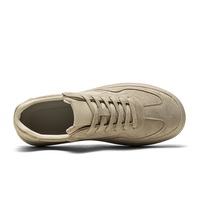 Chaussures de sport rétro en cuir pour hommes, chaussures de skate classiques légères et décontractées, chaussures de marche quotidiennes tendance