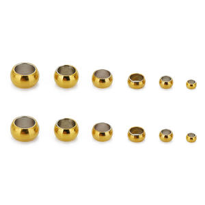 100pcs/bag Stainless Steel Positioning Crimp <b>Bead</b> Clip Flat Fixed <b>Bead</b> Necklace Bracelet DIY <b>Bead</b> Accessories - Product Image 2