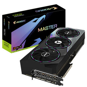 GIGABYTE <span class=keywords><strong>AORUS</strong></span> GeForce RTX 4080 16 Go Carte graphique de jeu MASTER d'occasion avec mémoire GDDR6X Core de tenseur de 4e génération - Product Image 1