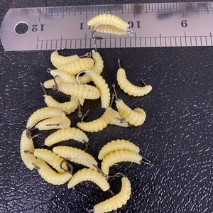 Señuelos de Pesca de Goma en Forma de Gusano, Set de Señuelos a Granel para Pesca de <span class=keywords><strong>Trucha</strong></span>, Crappie, Pan Fish, Bluegill, Agua Dulce - Product Image 4