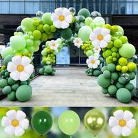 Kits d'arc de ballons ronds standard pour fête d'anniversaire en latex de mariage avec logo personnalisé