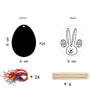 DIY البيض لعبة ورق فني مجموعة الحرفية لوازم مجموعات قوس قزح ماجيك خدش الفن حزب عيد ميلاد هدية الكريسماس بطاقة مخصص 4 اللون - Product Image 4