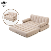 Haute qualité extérieur léger Camping 5-en-1 canapé gonflable pliable multifonctionnel ménage Air canapé-lit pour les fêtes